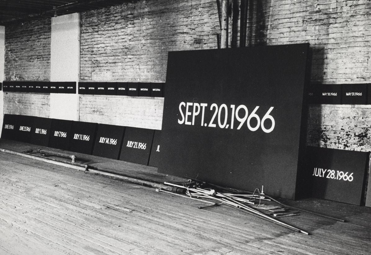 On Kawara -- Silence
