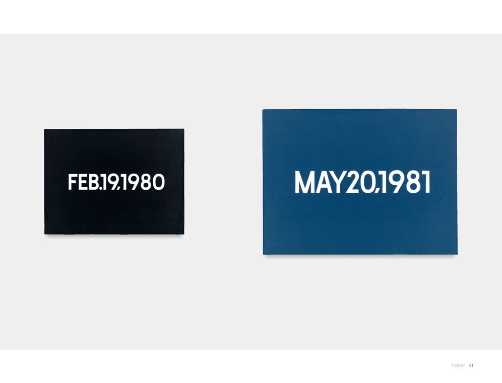On Kawara -- Silence
