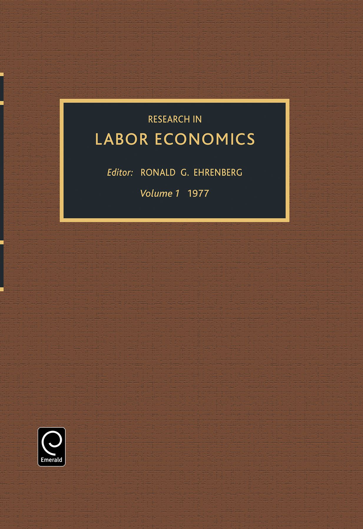 Research in labor economics, Volume 1