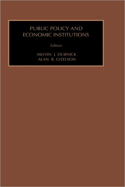 Public Policy and Economic Institutions