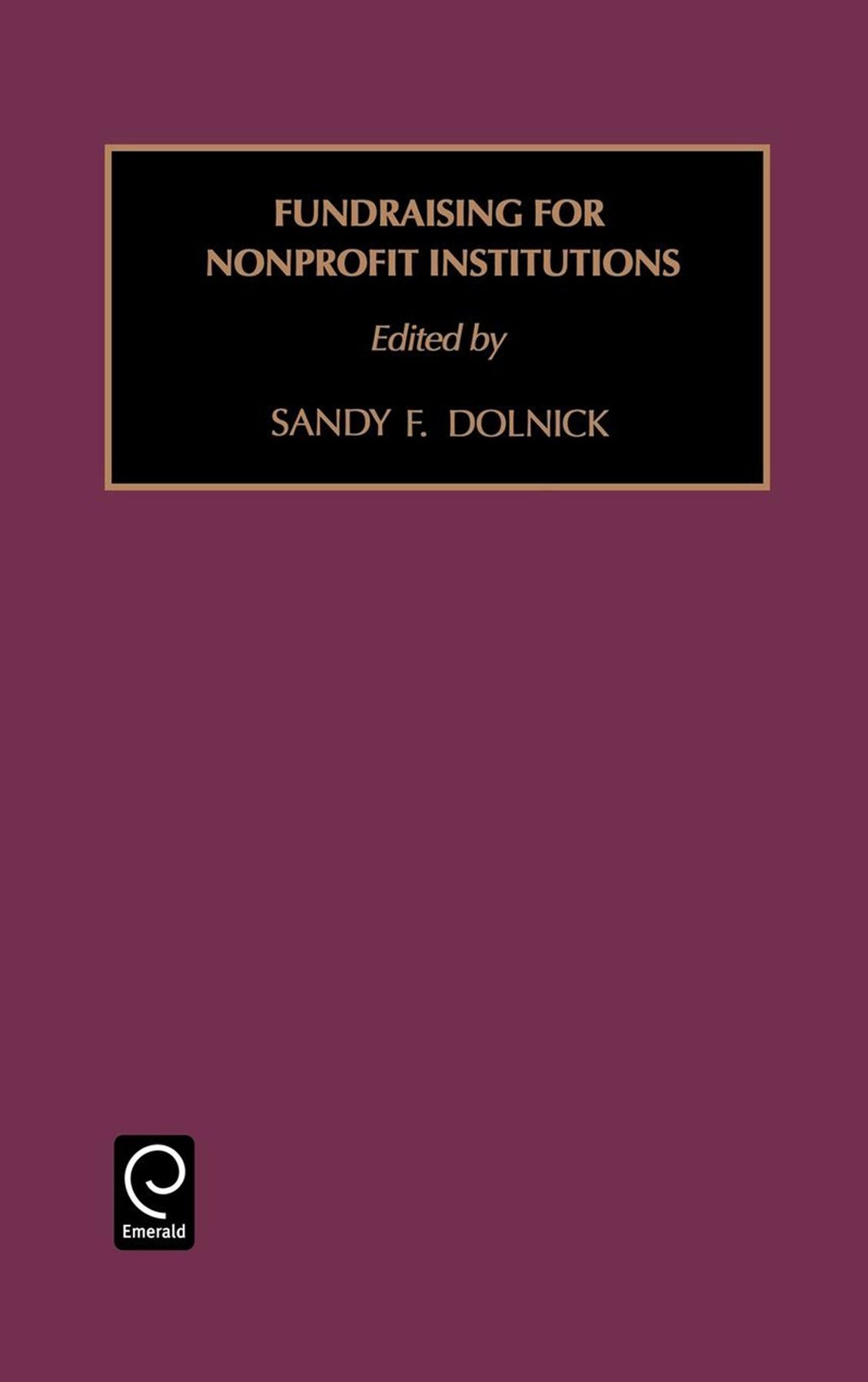 FUNDRAISING FOR NONPROFIT INSTITUTIONS