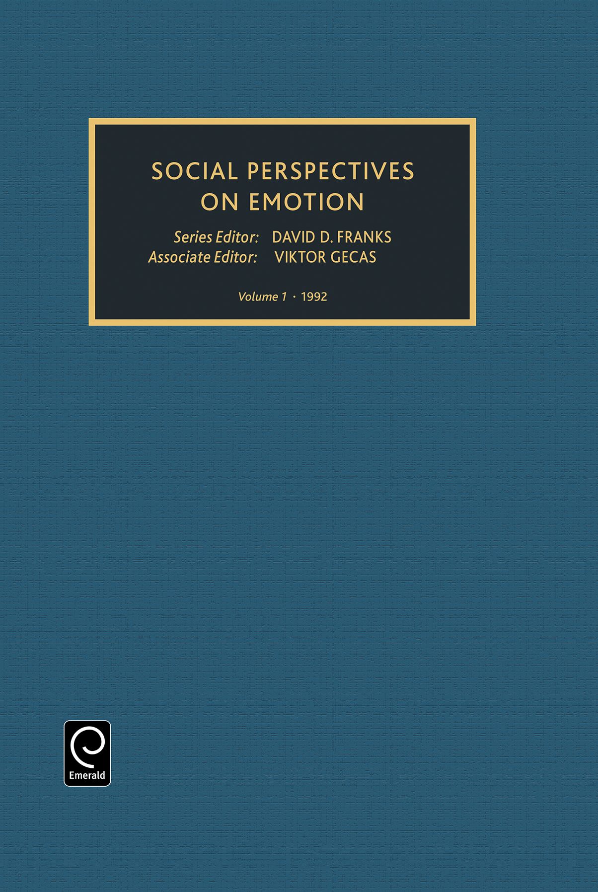 Social perspectives on emotion, Volume 1