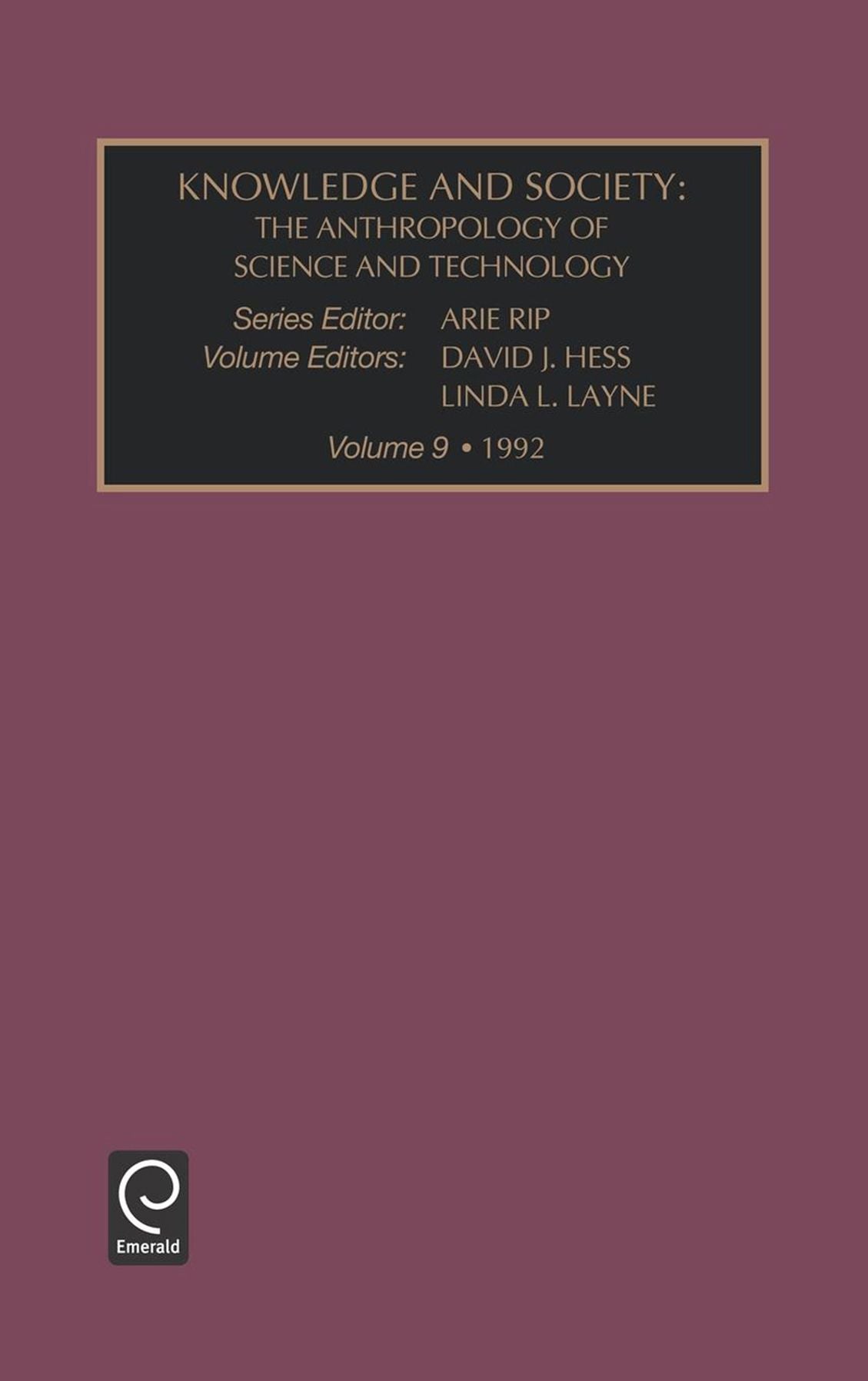 KNOWLEDGE SOCIETY VOL 9