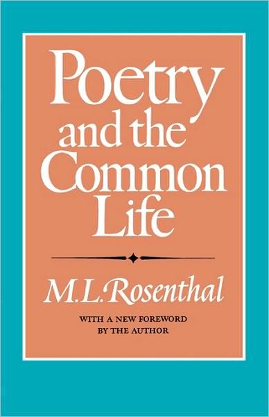 Poetry And The Common Life