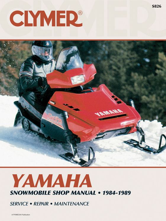 Clymer Yamaha Snowmobile 1984-1989: Service, Repair, Maintenance