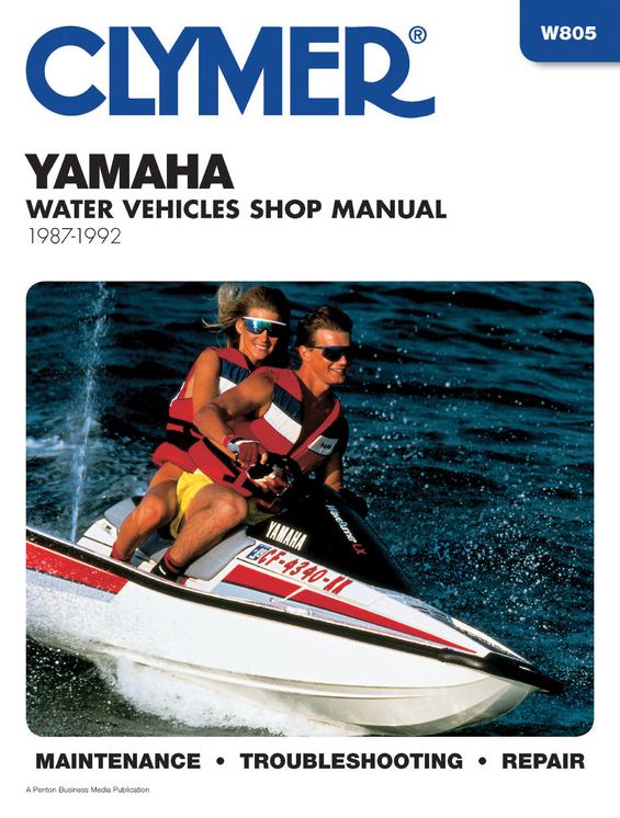 Clymer Yamaha Water Vehicles Shop Manual 1987-1992