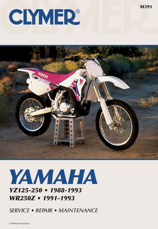 Clymer Yamaha YZ125-250; WR250Z 88-93: Service, Repair, Maintenance
