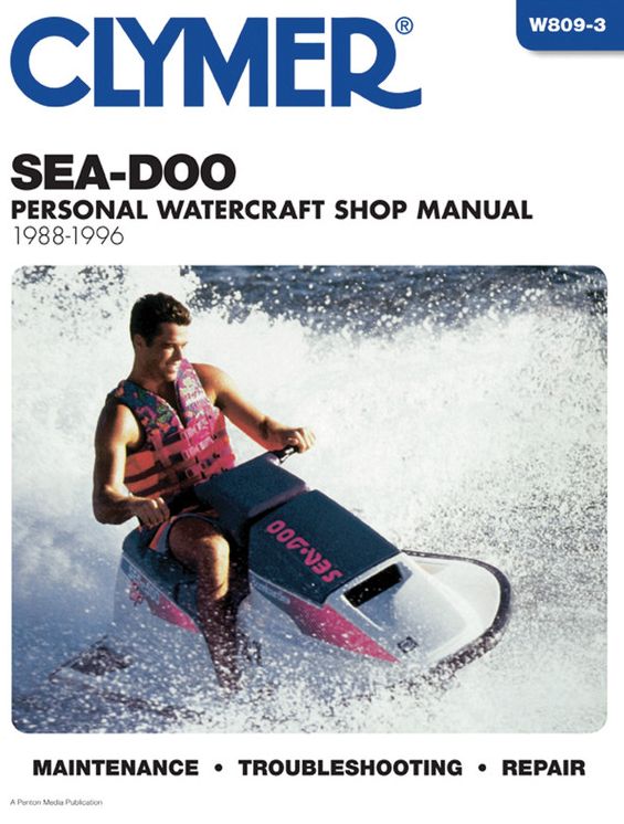 Sea-Doo: Water Vehicles Shop Manual 1988-1996