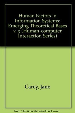 Human Factors in Information Systems: Emerging Theoretical Bases