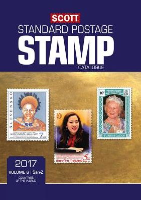 2017 Scott Catalogue Standard Postage Catalogue Volume 6 (US and Countries SAN-Z)