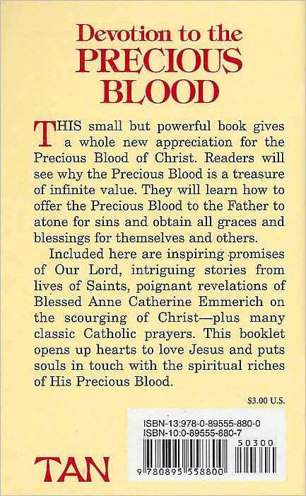 Devotion to the Precious Blood