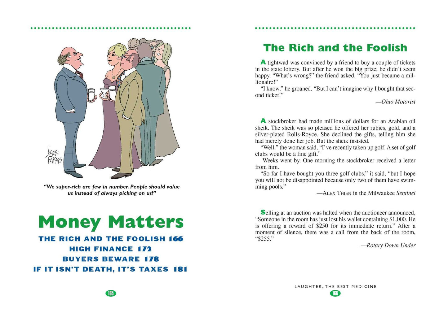Laughter, the Best Medicine: Jokes, Gags, & Laugh Lines from America's Most Popular Magazine