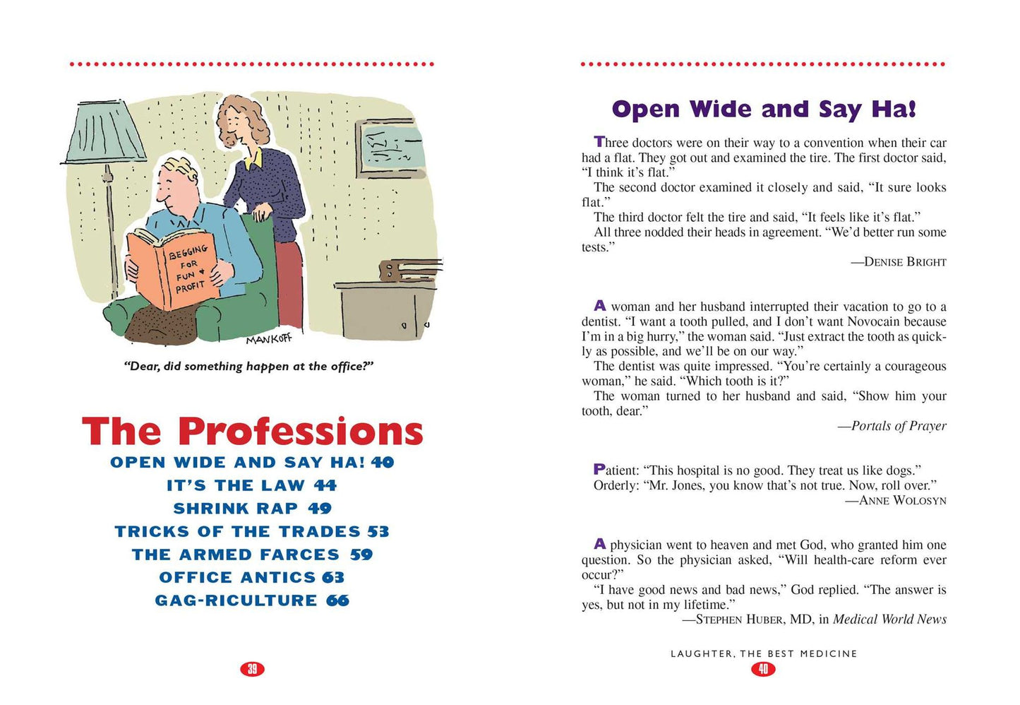 Laughter, the Best Medicine: Jokes, Gags, & Laugh Lines from America's Most Popular Magazine