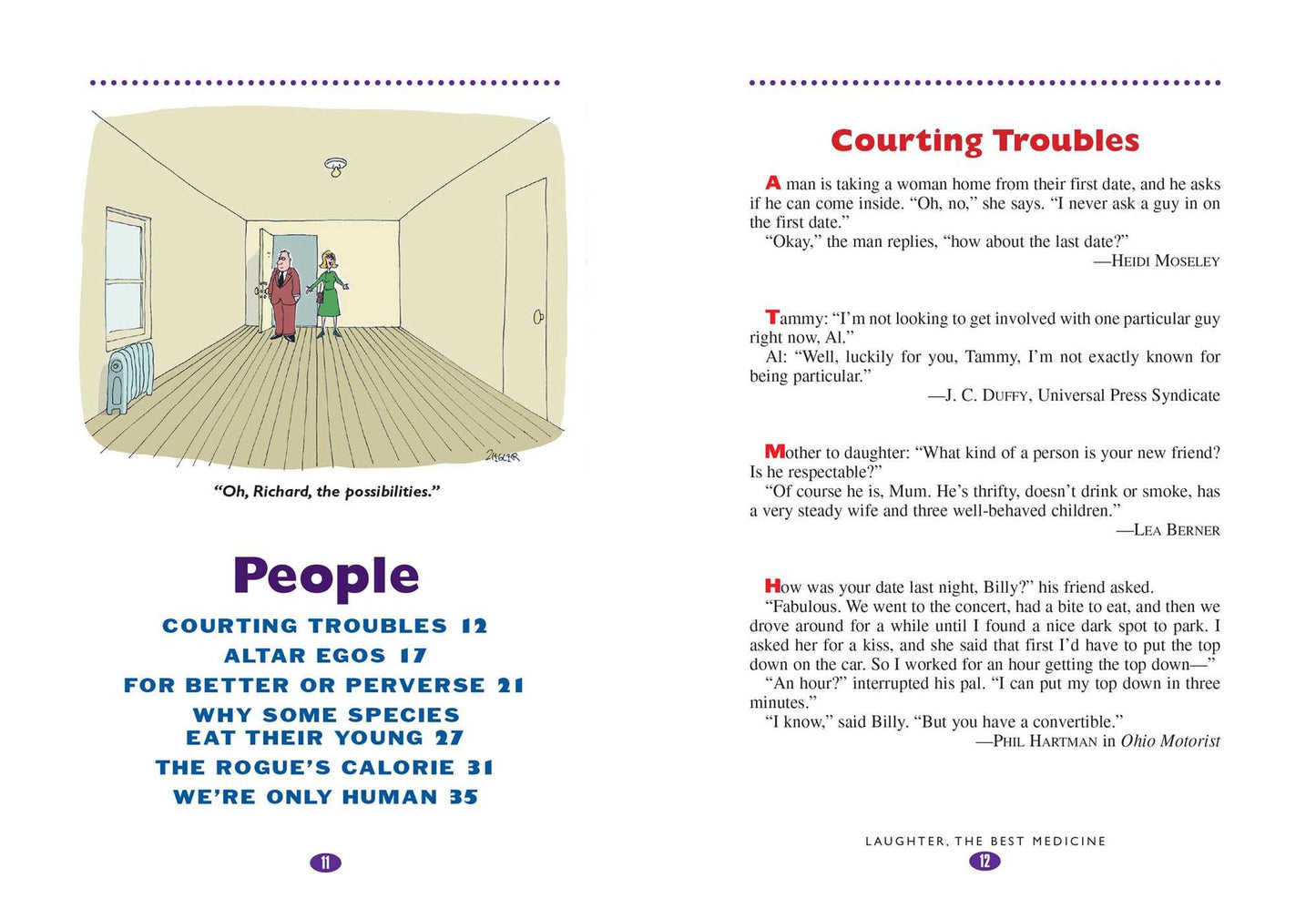 Laughter, the Best Medicine: Jokes, Gags, & Laugh Lines from America's Most Popular Magazine
