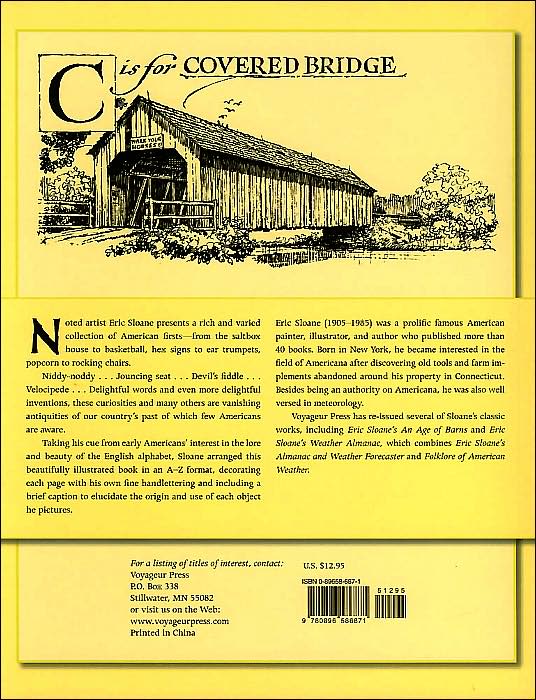 Eric Sloane's ABC's of Early Americana: A Sketchbook of Inventions, Curiosities, and Lore