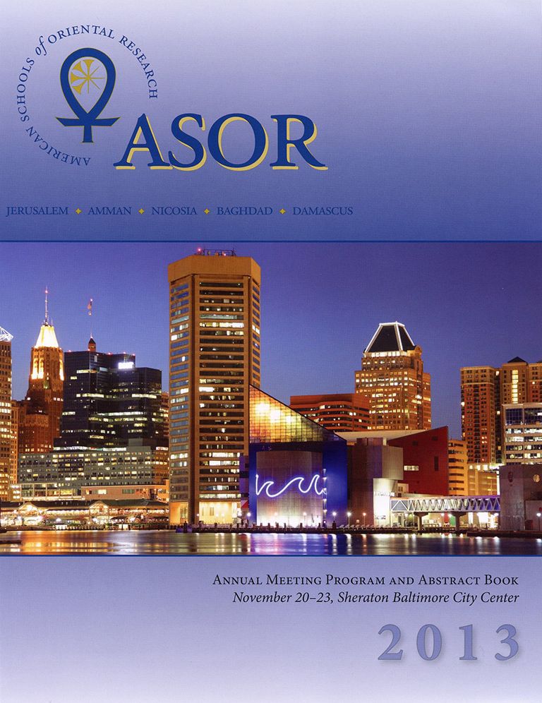 Annual Meeting Program and Abstract Book 2013