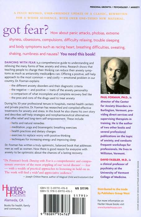 Dancing with Fear: Controlling Stress and Creating a Life Beyond Panic and Anxiety