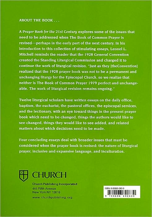 A Prayer Book for the 21st Century