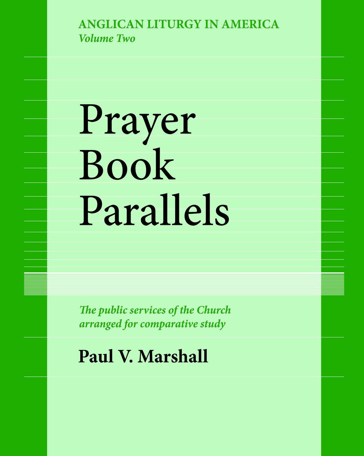 Prayer Book Parallels Voulme 2 (Pbk)