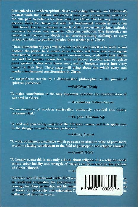 Transformation in Christ: On the Christian Attitude