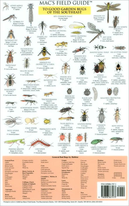 Mac's Field Guide to Garden Bugs of the Southeast