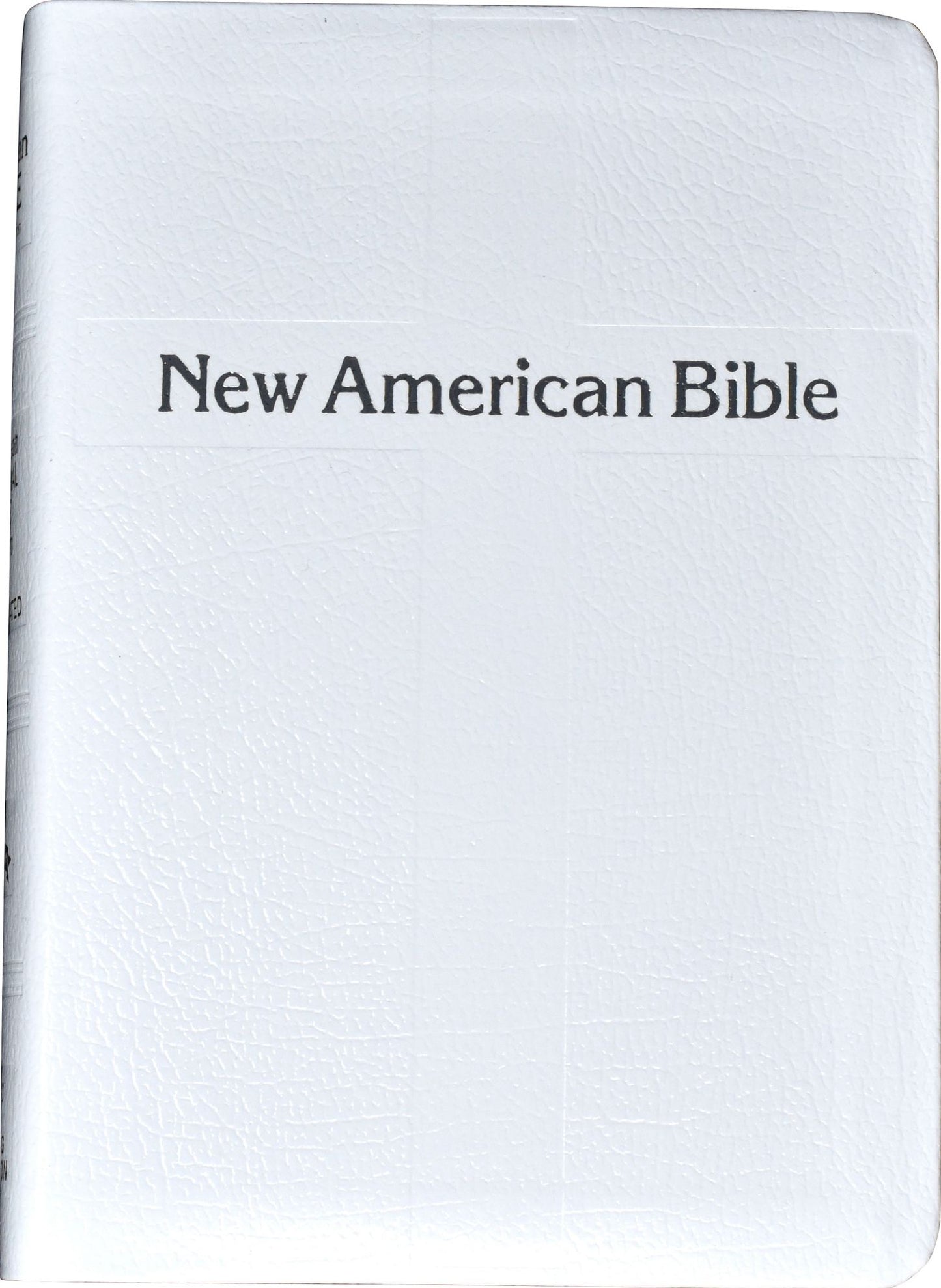 St. Joseph Personal Size Bible: New American Bible (NAB), white bonded leather