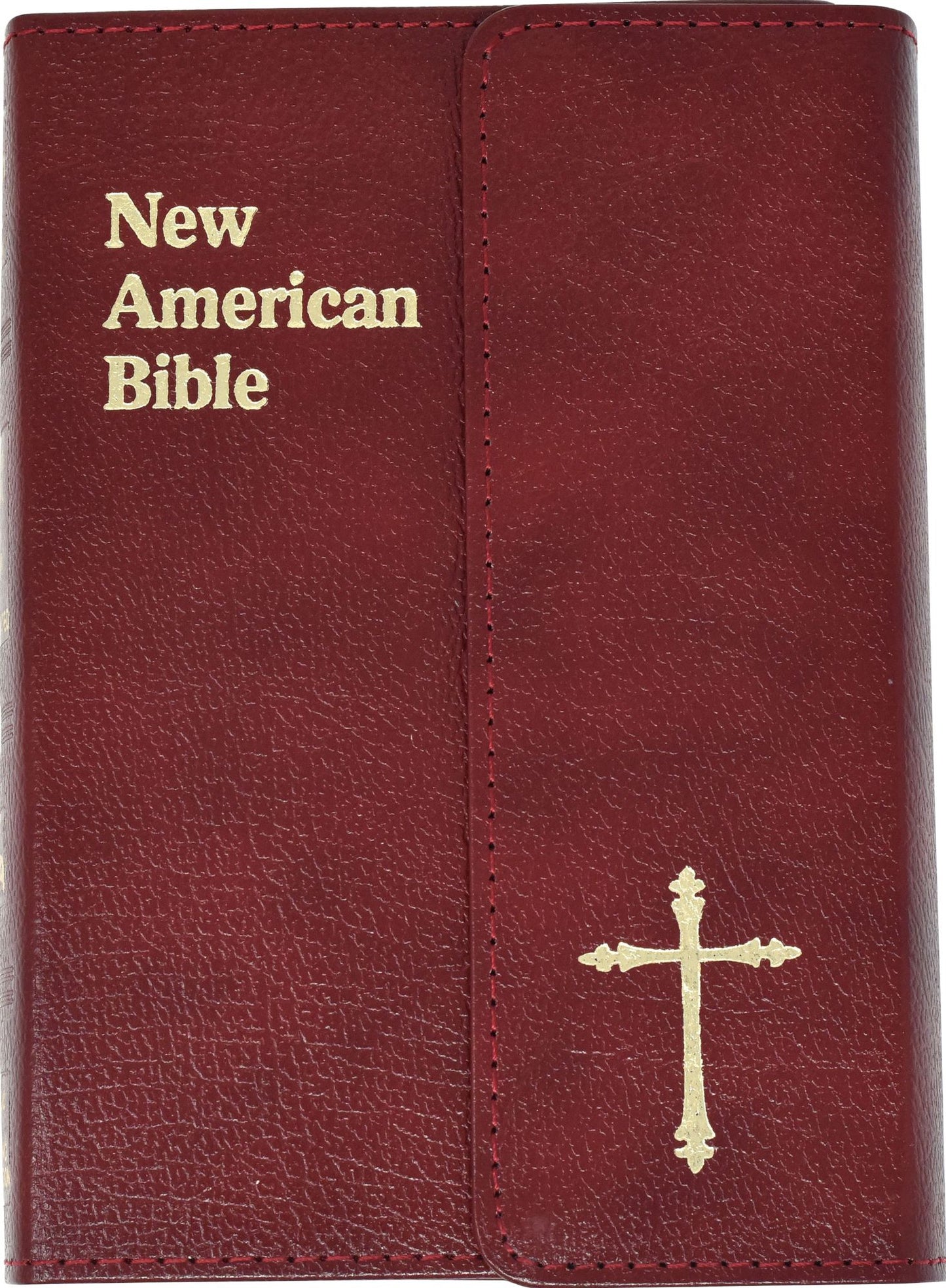 Saint Joseph Gift Bible, Personal Size Edition: New American Bible (NAB), burgundy bonded leather, magnet closure