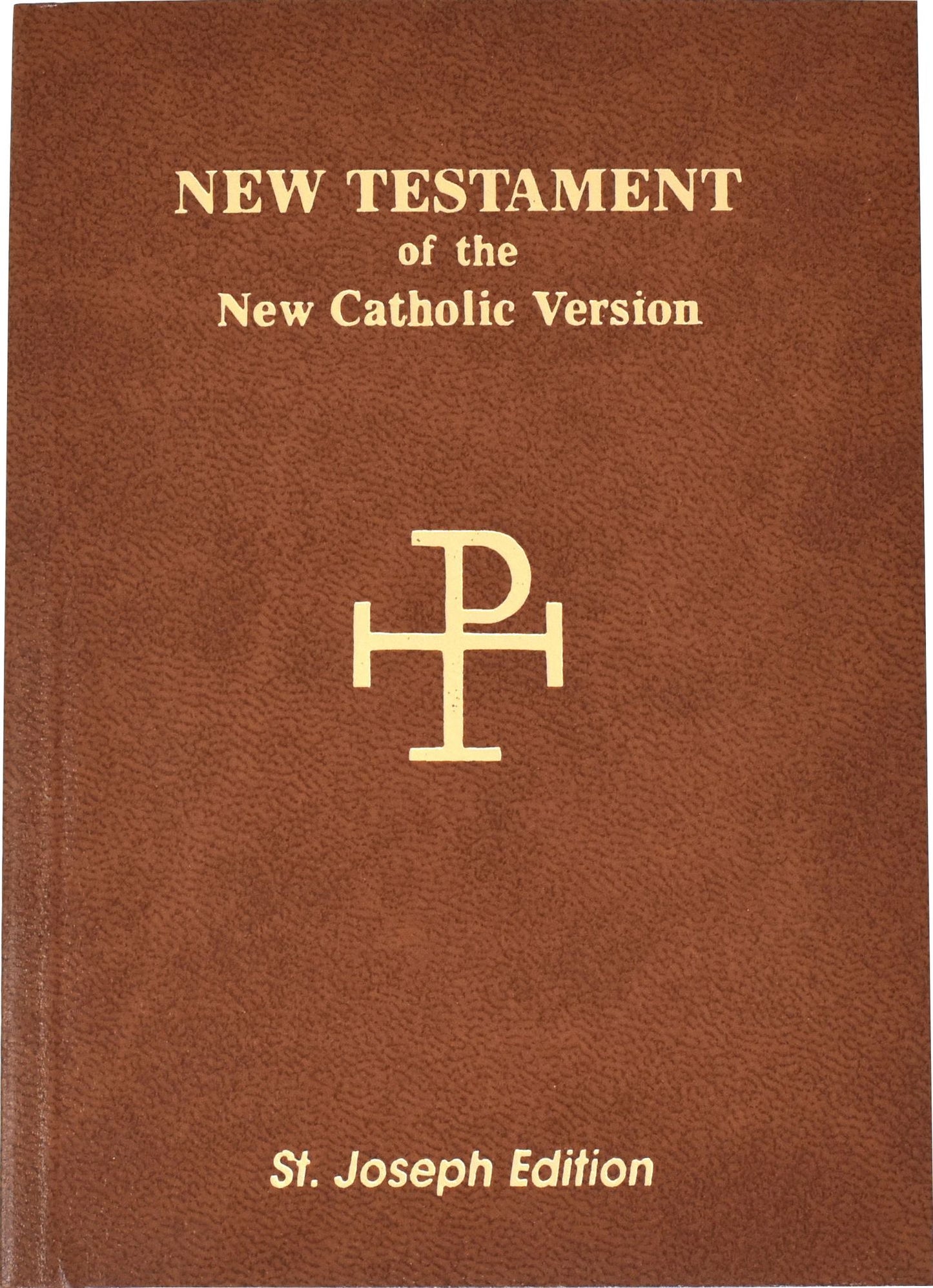 Saint Joseph New Testament, Vest Pocket Edition: New American Bible (NAB), brown imitation leather