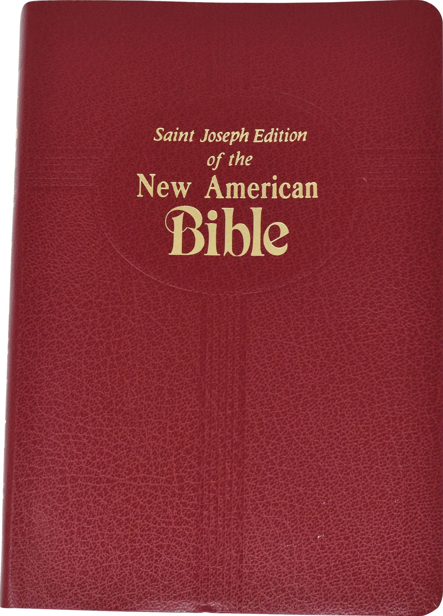 Saint Joseph Gift Bible, Medium Size Print Edition: New American Bible (NABRE), red imitation leather