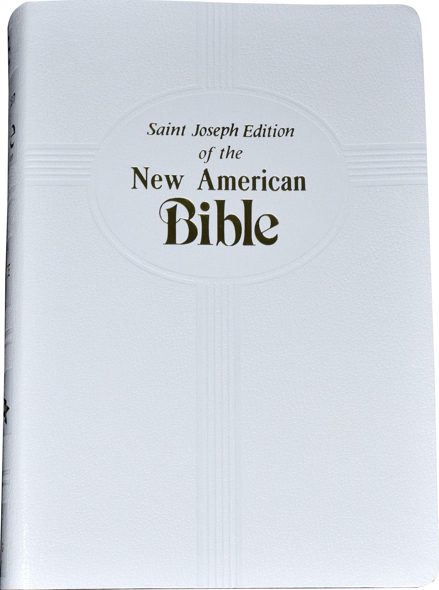 Saint Joseph Gift Bible, Medium Size Print Edition: New American Bible (NABRE), white imitation leather