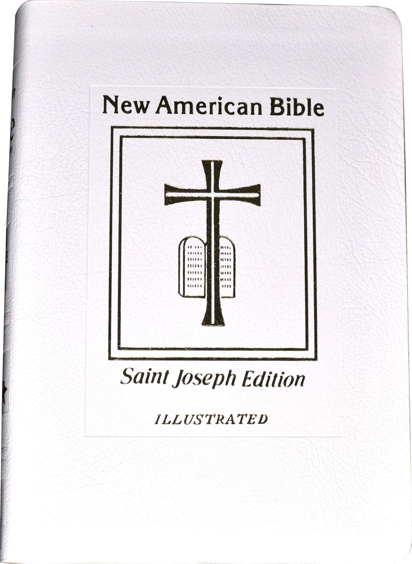 Saint Joseph Gift Bible, Deluxe Medium Size Print Edition: New American Bible (NABRE), white bonded leather