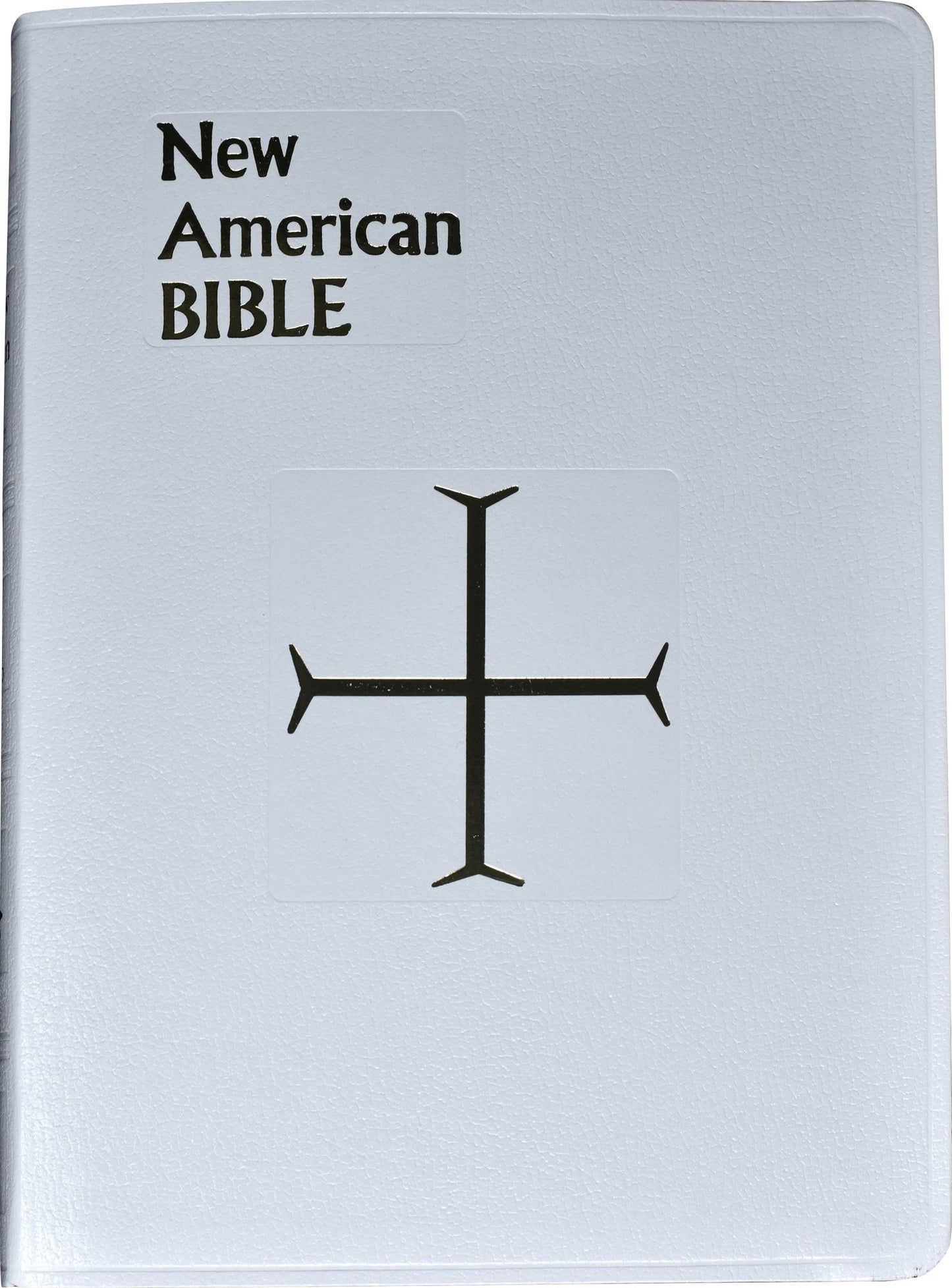 Saint Joseph Gift Bible, Full Size Print Edition: New American Bible (NABRE), white imitation leather