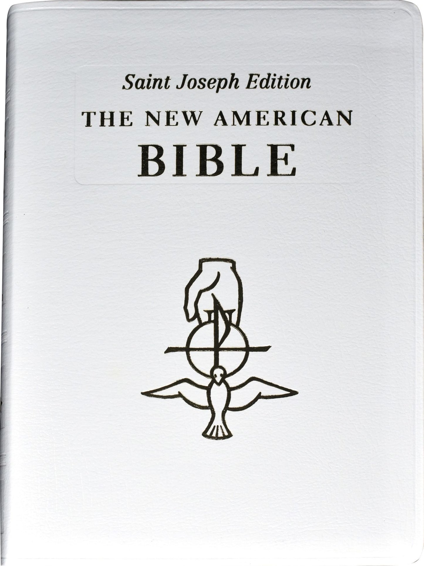 Saint Joseph Gift Bible, Deluxe Full Size Print Edition: New American Bible (NABRE), white bonded leather