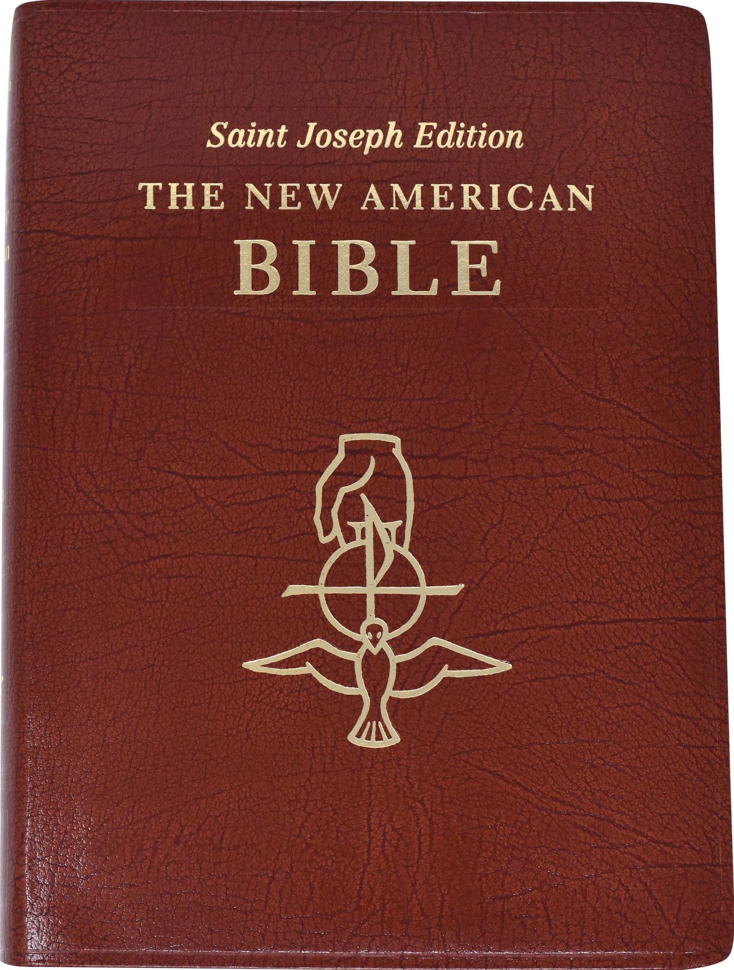 Saint Joseph Gift Bible, Deluxe Full Size Print Edition: New American Bible (NABRE), brown bonded leather