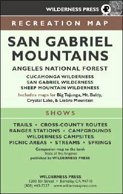 San Gabriel Mountains: Recreation Map