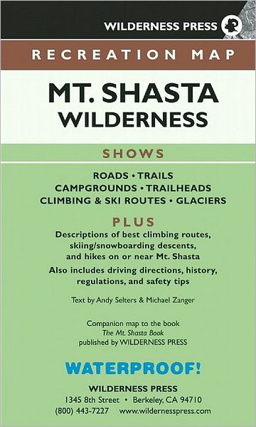 Mt. Shasta Wilderness: Recreation Map