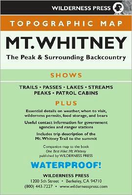 Mt. Whitney 15-Minute Topographic Map