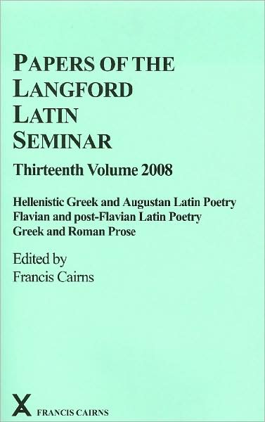 Hellenistic Greek and Augustan Latin Poetry, Flavian and Post-Flavian Latin Poetry, Greek and Roman Prose: Hellenistic Greek and Augustan Latin Poetry; Flavian and post-Flavian Latin Poetry; Greek and Roman Prose
