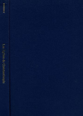 Les Eglises de Constantinople