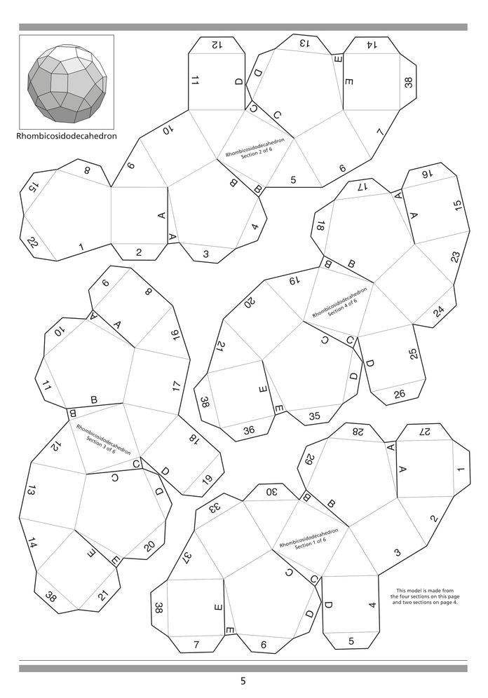 Make Shapes 2: 8 Mathematical Models to Cut out, Glue and Decorate