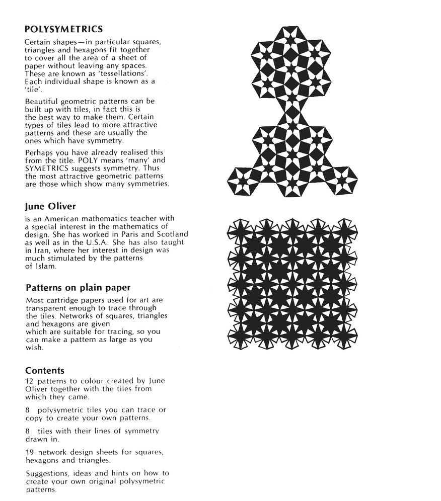 Polysymetrics: The Art of Making Geometric Patterns