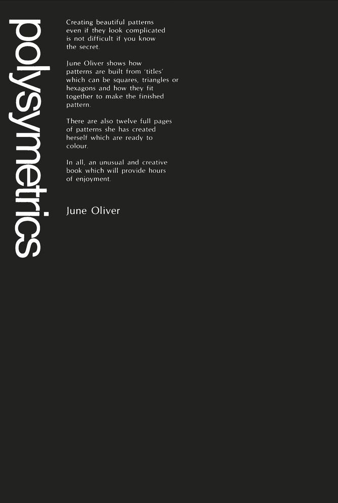 Polysymetrics: The Art of Making Geometric Patterns