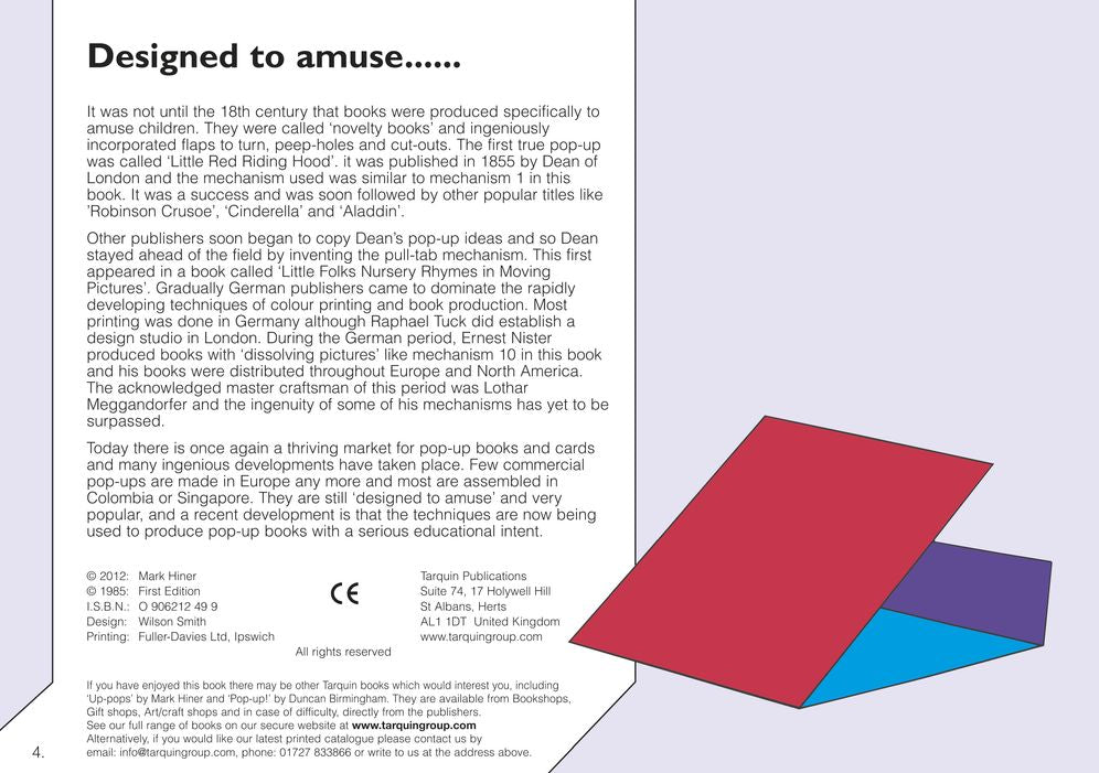 Paper Engineering: For Pop-up Books and Cards