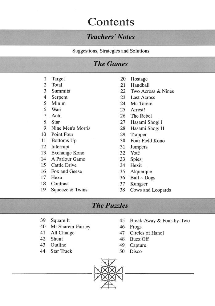 Strategy Games: A collection of 50 games & puzzles to stimulate mathematical