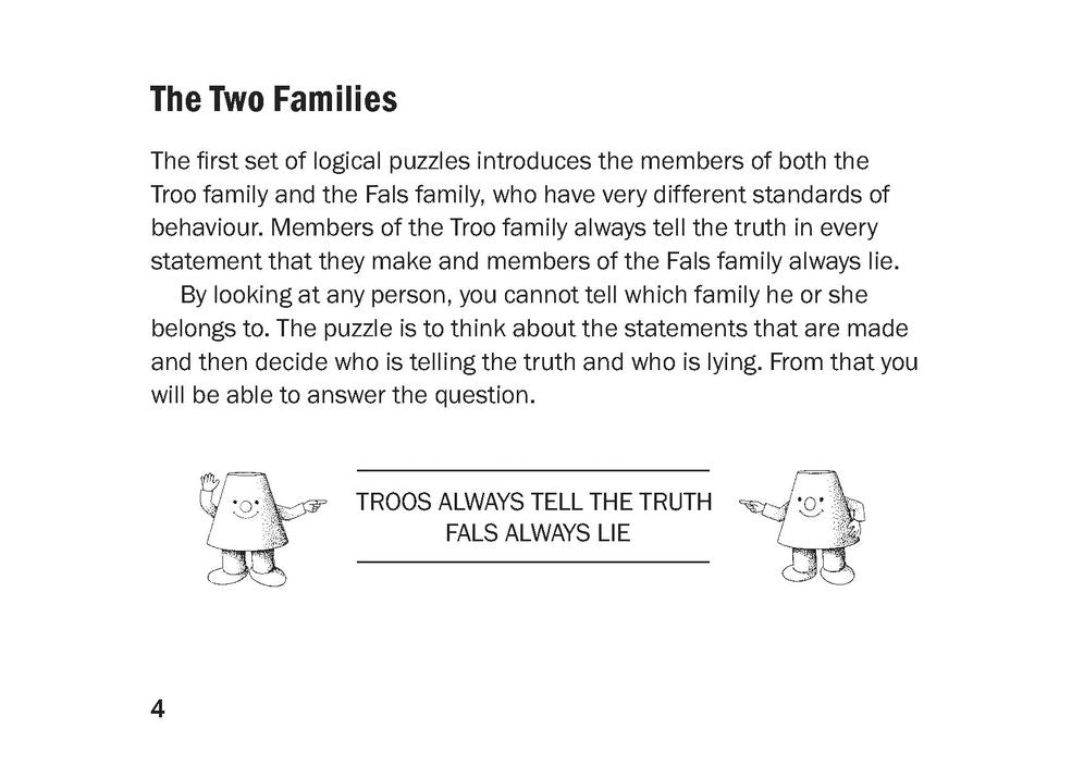 Who Tells the Truth: A Collection of Logical Puzzles to Make You Think