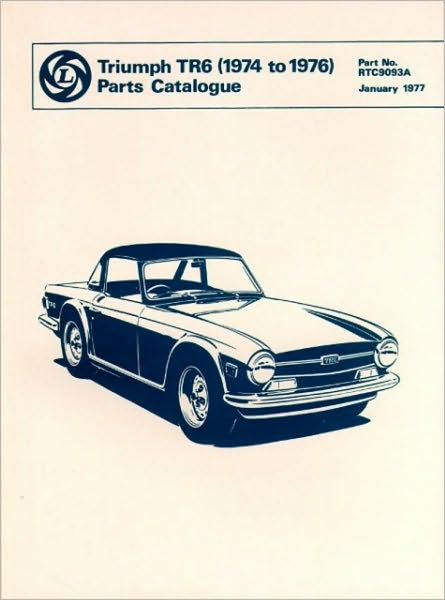 Triumph TR6 (1974-1976) Parts Catalogue