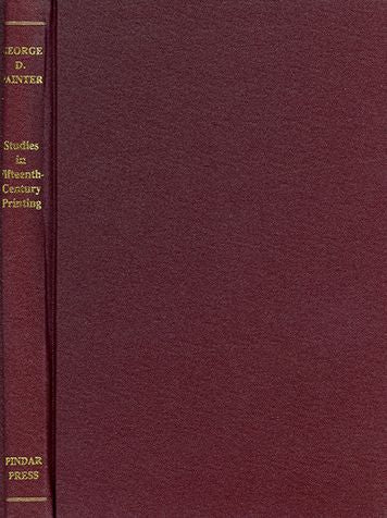 Studies in Fifteenth-century Printing