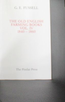 The Old English Farming Books Vol. IV: 1840-1860