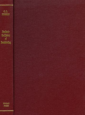 Studies in the History of Bookbinding: Selected Studies