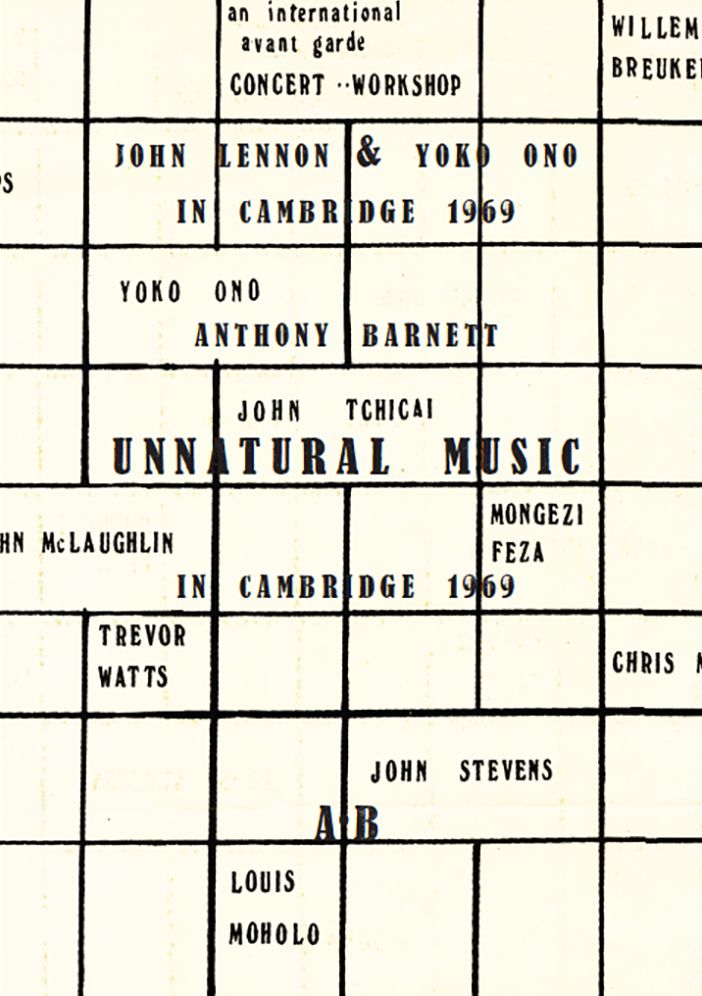 UnNatural Music: John Lennon & Yoko Ono in Cambridge 1969: Account of the Circumstances Surrounding Their Appearance at the Natural Music Concert